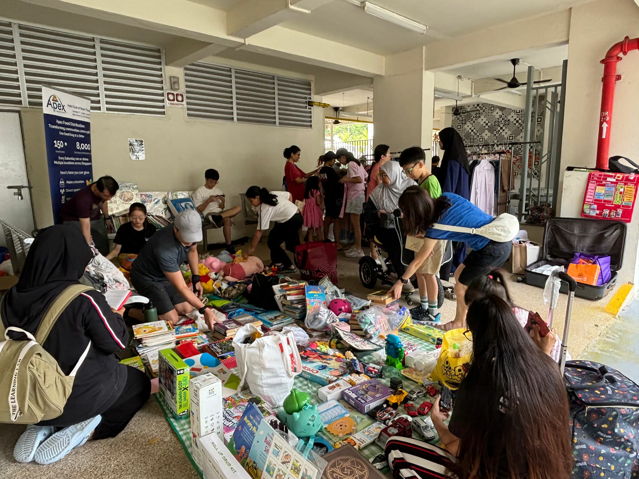 Telok Blangah Rise toy drive brought out the young crowd